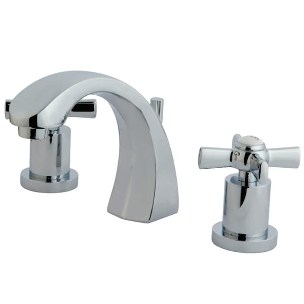 Kingston Brass KS4981ZX 8" Widespread Bathroom Faucet, Polished Chrome KS4981ZX - main